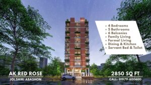 Best Flat in Jolshiri Abashon — AK RED ROSE by A.K. Developments Ltd.