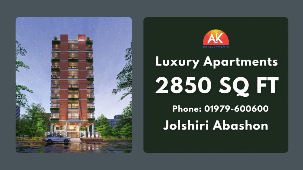 Luxury Apartments in Jolshiri Abashon 2025