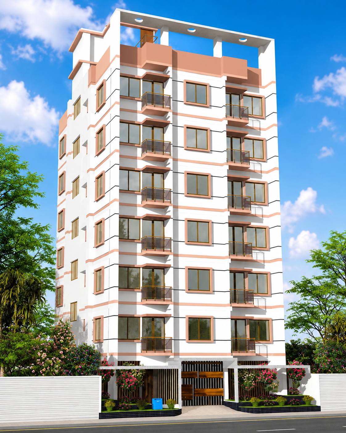 Ali Garden Block-G Bashundhara completed residential building