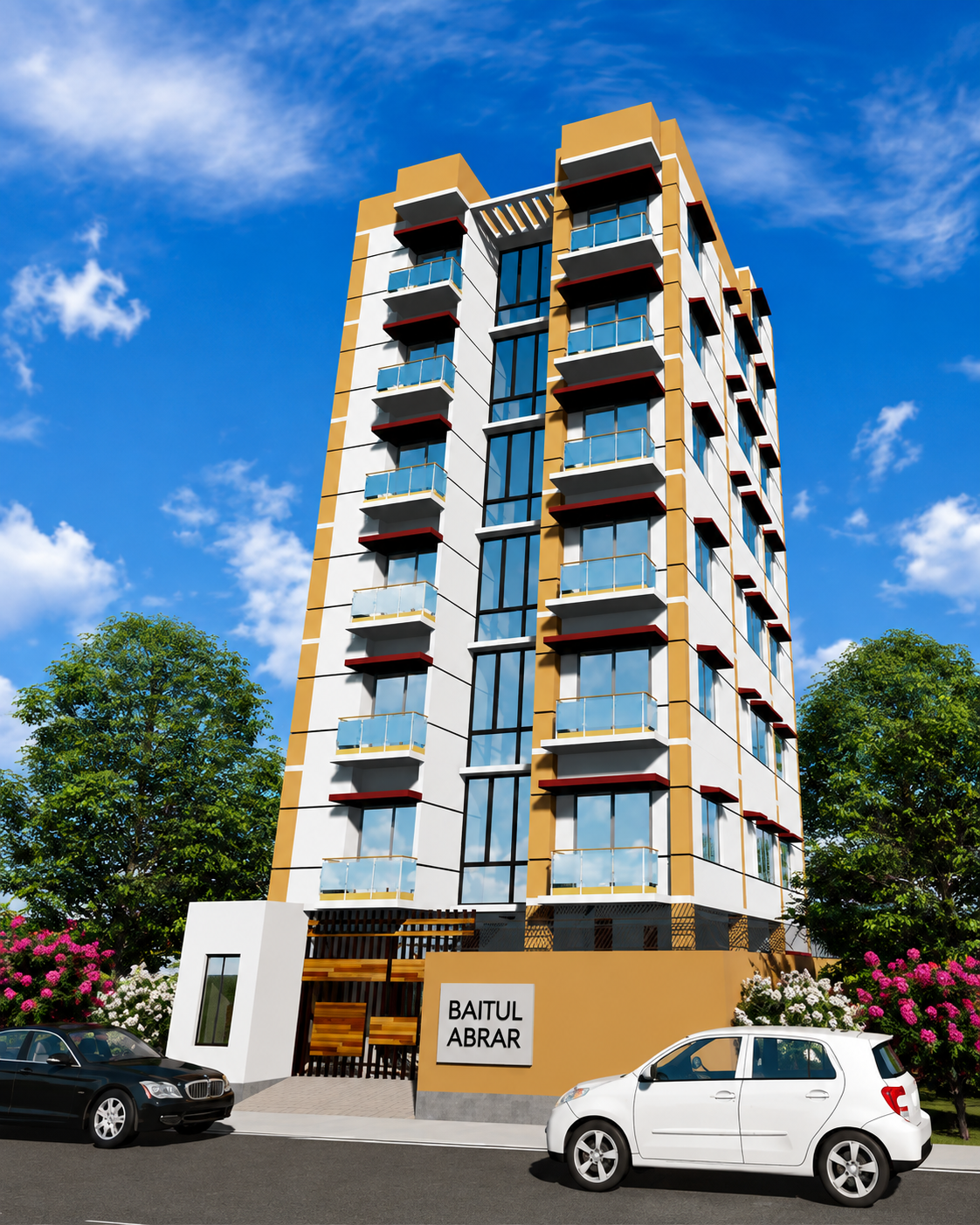 Baitul Abrar Block-I Bashundhara completed residential building